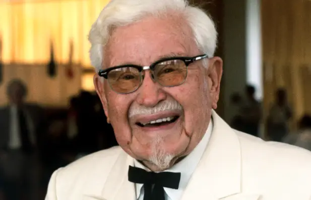 Colonel Harland Sanders, the founder of KFC