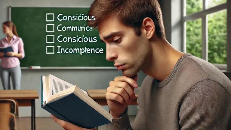 Learning: The second stage is conscious incompetence