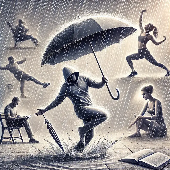 When life doesn’t go your way, don’t resist. Learn to dance in the rain.