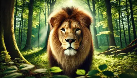 What makes the lion different from the other animals is not its physical abilities but its belief in itself.