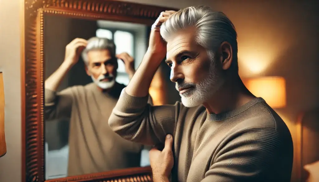 Grey hair doesn’t signify age; it signals that you are entering a new chapter of your life filled with wisdom and rich experiences.