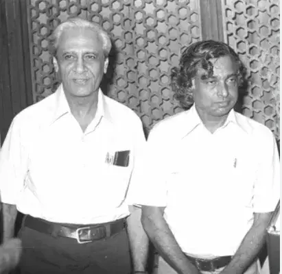 Dr. Abdul Kalam and Dr. Satish Dhawan.