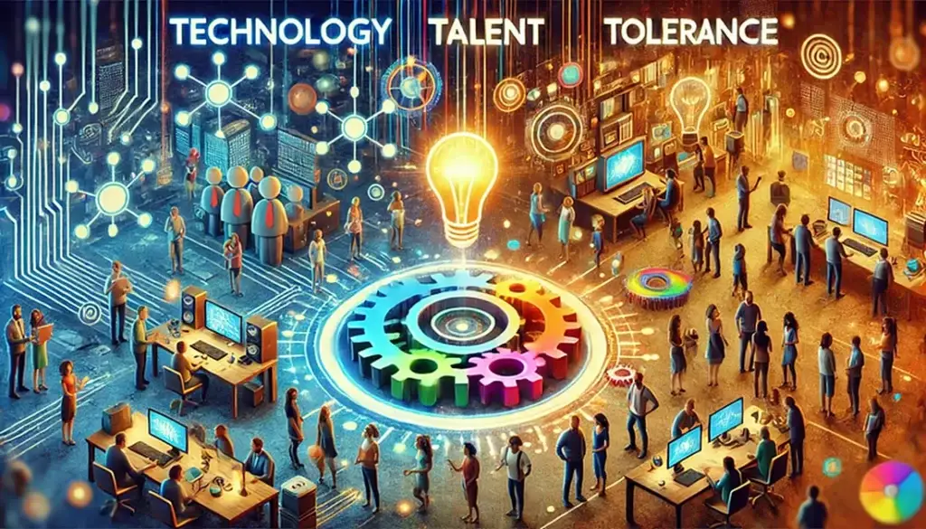 Power Of Mindset: Innovation is the perfect combination of Technology, Talent, and Tolerance