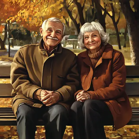 A Couple Leading A happy retirement life