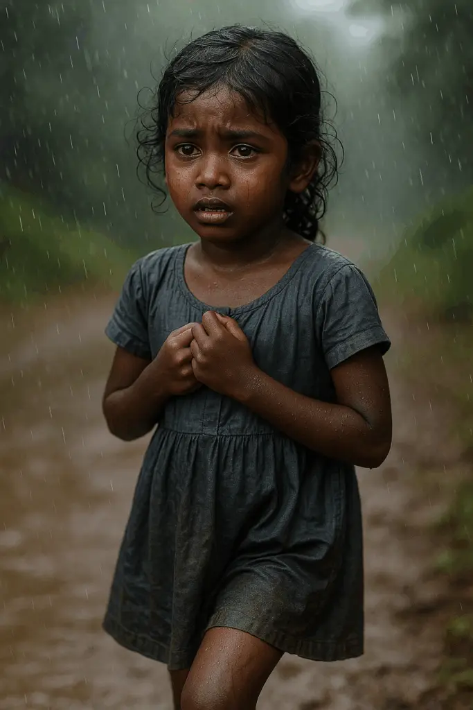 the dark beautiful girl